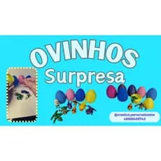 Brinquedo Ovinhos Surpresa bichinhos