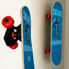 Suporte De Parede Para Longboard/Skate/Cruiser