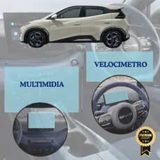 Películas Kit Byd Dolphin Mini kit  Multimídia Velocímetro Hydrogel Transparente