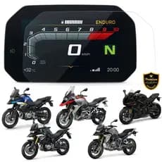 Película BMW Painel Moto GS F750 F850 R1200 R1250 RR S1000 Hydrogel HD Premium transparente