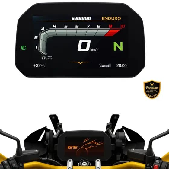 BMW Película Hydrogel Painel Moto F750 GS F850 GS R1200 GS R1250 GS S1000 RR