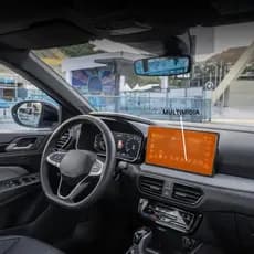 Película T-cross Vw Tera Proteção Ultra Anti-risco Multimídia Hydrogel 2025 2026