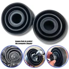 Vedação Tampa Farol Universal Carro Moto Medidas 55mm 70mm 80mm 90m Furo central de 32mm Borracha