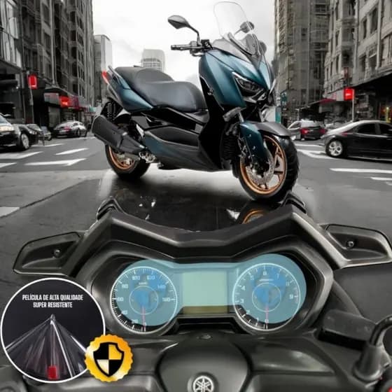 Moto Yamaha XMAX 250cc Yamaha XMAX 300cc Pelicula Velocimetro HD.