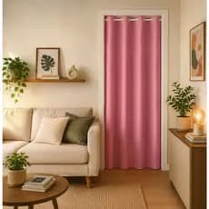 CORTINA BLACKOUT PVC 1,40 DE LARGURA X 2,20 DE ALTURA PORTAS E PROVADOR - ROSA