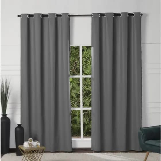 Cortina Blackout 100% Pvc 2,80 X 2,20 Quarto e Sala (Longa) Blackout - Cinza