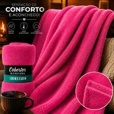 COBERTOR MANTA MANTINHA CASAL MICROFIBRA SOFT QUENTINHA DUPLA FACE TOQUE AVELUDADO