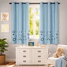 Cortina Blackout Estampada Infantil Pvc 2,20 X 1,30 Quarto Infantil - Azul