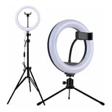 Kit Completo Ring Light Profissional 12 polegadas- 30cm C/ Tripé 2,10M