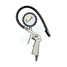Calibrador De Pneus Pneumático Analógico Encaixe Rosca Com Manômetro 0 A 220 Lbs (psi) B-Max