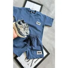 Conjunto masculino Menino Estiloso Premium Infantil FORMA GRANDE  | GUTO AZUL