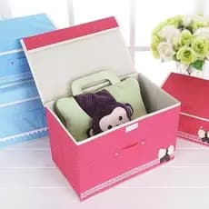 Caixa Organizadora Multiuso Dobravel  36 Cm X 24 Cm X 24 Cm