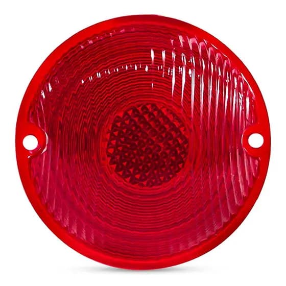 Lente Lanterna Traseira Vermelha Jeep Willys GF0018 Unitária
