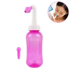 Garrafa Para Limpeza Nasal 300 ml Crianças e Adultos Prevenção Alergias Rinite e Sinusite.