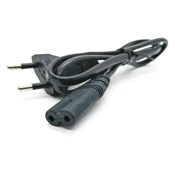 Cabo De Energia Bipolar Para PS3 PS4 Impressora TV Rádio 1,8 Metros
