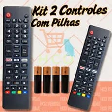 Kit Controle Remoto Tv Smart L G 7045/8035