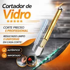 Cortador de Vidro e Espelho Profissional Ferramenta Tipo Caneta com Reservatório Riscador Diamante