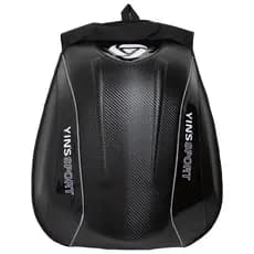 Mochila Moto Casco Esportiva Porta Capacete Cor Preta