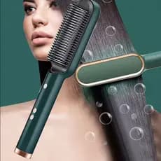 Escova Alisadora Hair Straightener , Secador, Chapinha e Modelador de Cachos Bivolt