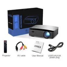 Byintek Projetor Full HD 1080P LED de cinema em casa K25