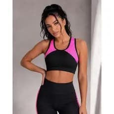 Top Fitness Duplo Alça Fina Suplex Compressão Premium