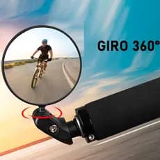 Espelho Retrovisor Bike Para Guidão Giratório 360 Bicicleta Convexo Reflexivo MTB Speed