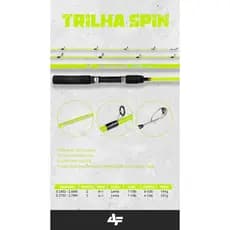 VARA TRILHA SPIN 2,40M P/ MOLINETE PONTA SENSÍVEL