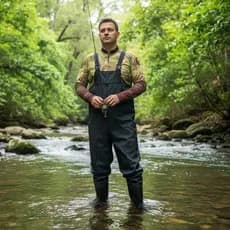 JARDINEIRA MACACÃO C/ BOTA 100% IMPERMEÁVEL P/ PESCA E OUTRAS ATIVIDADES
