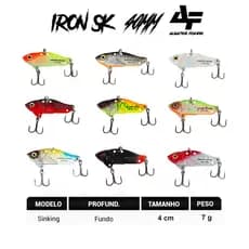 ISCA ARTIFICIAL FERRINHO ALBATROZ FISHING IRON SK 40MM 7G