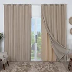 Cortina Flame De Linho E Forro 2,70 X 2,50 Sala ou Quarto