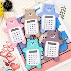 Calculadora de bolso,8 dígitos,Ursinhos