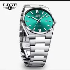 Relógios de Pulso Masculino, Original Lige, Lançamento 2024, Luxo Qualidade 100%
