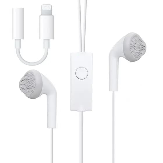 Fone E Adaptador P2 Compatível com iPhone Kit Audio