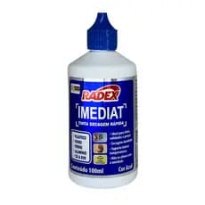 Tinta Para Carimbo Secagem Rápida Para Plástico 100ml Azul