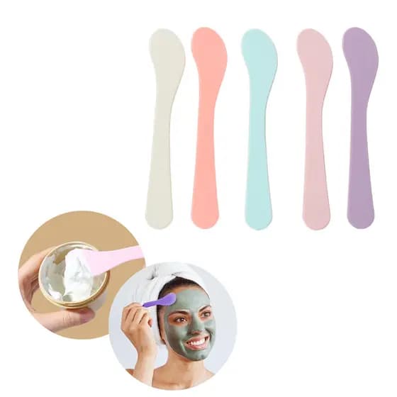 5Un Espátula Plástica Cera Depilação Salão Estética Creme Facial Argila