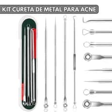 Kit Extrator De Acne Removedor De Cravo Espinha Aço Inoxidável - Escolha Seu Kit