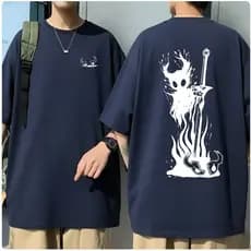 Camiseta Unissex Hollow Knight Jogo Vintage Desenho StreetWear Qualidade Premium Despache Imediato