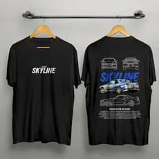 Camiseta Skyline GTR Bryan Velozes E Furiosos Camisa streetwear com qualidade Envio Imediato Unissex
