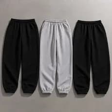 Kit 3 Calça Jogger em Moletom Masculina Casual Esporte Academia com Bolso Promoção Exclusiva