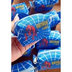 20 Lembrancinhas de Aniversário Porta Moedas Homem Aranha