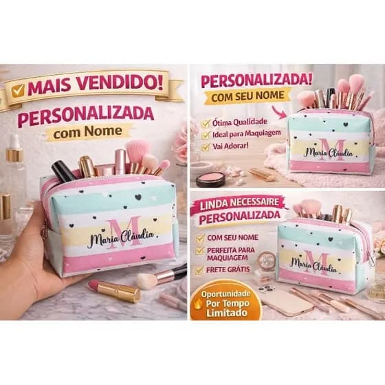 Necessaire  Personalizada com Nome