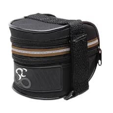Bolsa para selim Dois Estagio com Faixa Refletiva para bicicleta