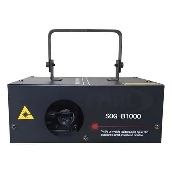 Laser Festa Azul B1000 1000mw Dmx Sensor De Som e Automatico