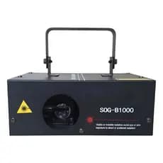 Laser Festa Azul B1000 1000mw Dmx Sensor De Som e Automatico