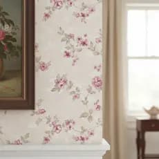 Papel De Parede Flores Do Campo Clássico Romântico Adesivo