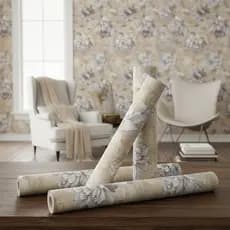 Papel De Parede Floral Premium Luxo Sala Quarto Alto Padrão