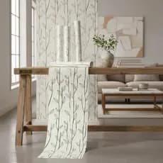 Adesivo De Parede Estampa Botânica Suave Folhas Verdes Clean