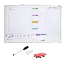 Lousa Magnética Planejamento Semanal 40cmX30cm Win Paper
