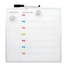 Quadro Imã Lousa Magnética Planejamento Semana Notes Board