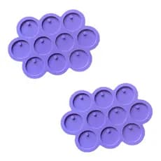 Kit 2 Molde Silicone Bolinha 3cm Resina 3mm Pingente A2